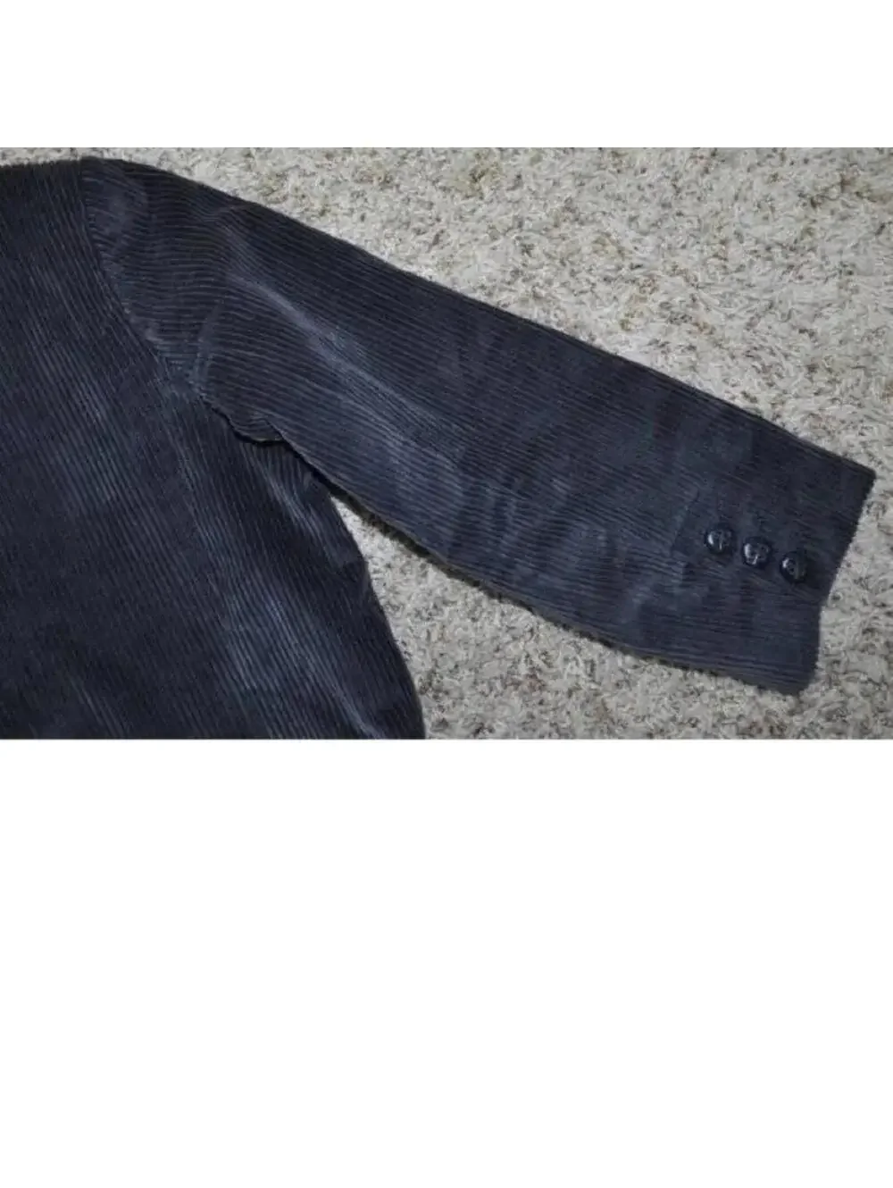 George Corduroy Blazer Boys 4/5 Blue Single Breasted Suit Jacket Lined 3 Pocket